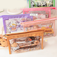 transparent cartoon pencil case
, Geometry Box