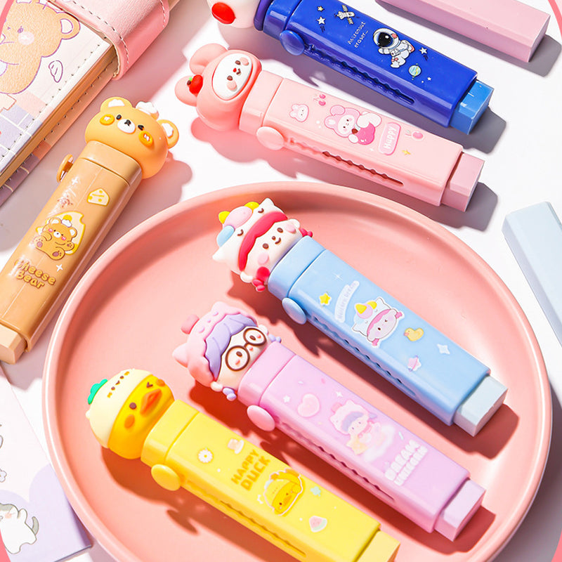 Cartoon Shaped Sliding Eraser