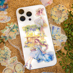 Summer Trip Beach Theme PET Hand Account Stickers