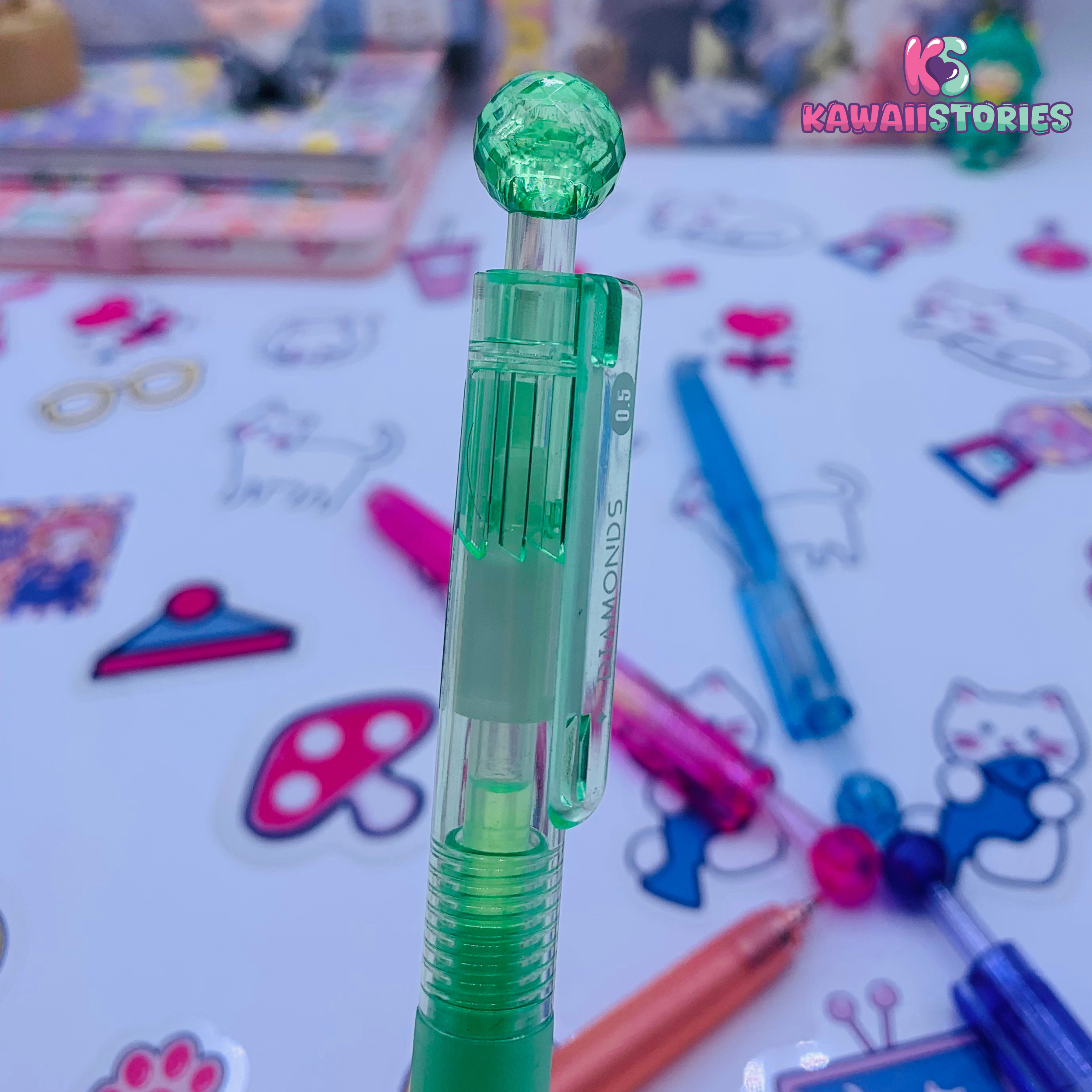 Kawaii Diamond Color Series Gel Pen Set of 6 - Sweet Series