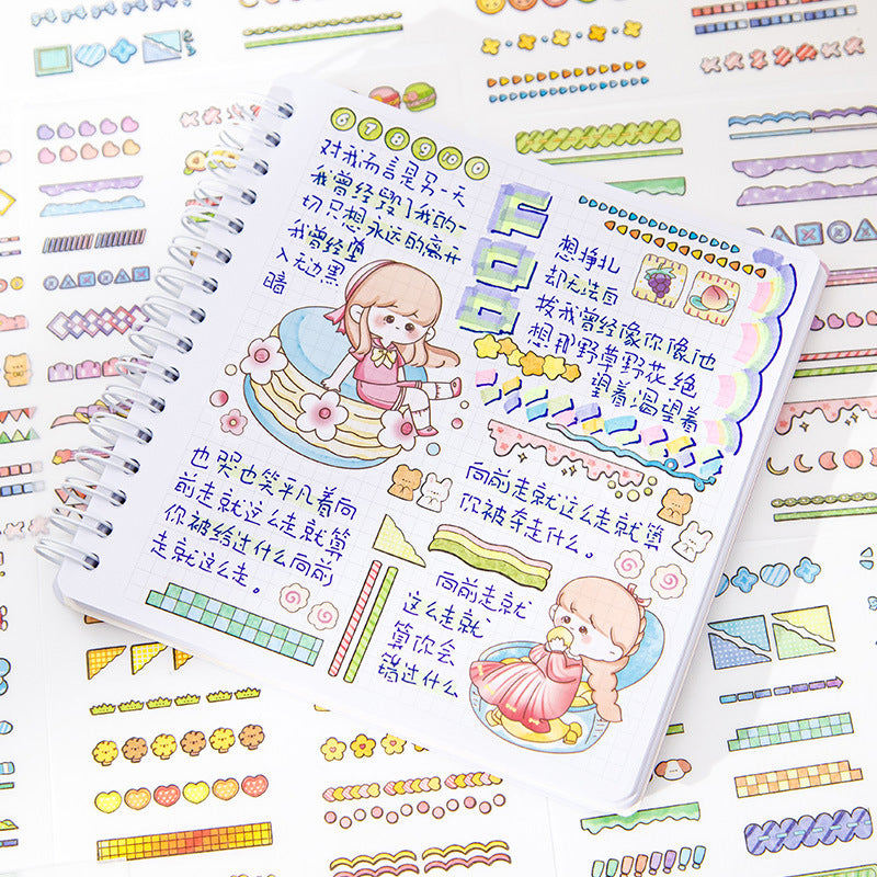 Cute Border Decoration Stickers Packet,Stickers