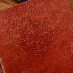 Vintage Pirate PU Leather Cover Helm A5 Notebook, Kawai Notebooks