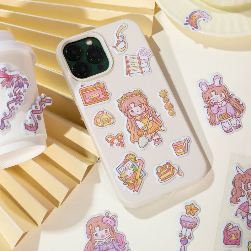 Kawaii 3D Sweetheart Cartoon Bubble Stickers,Stickers