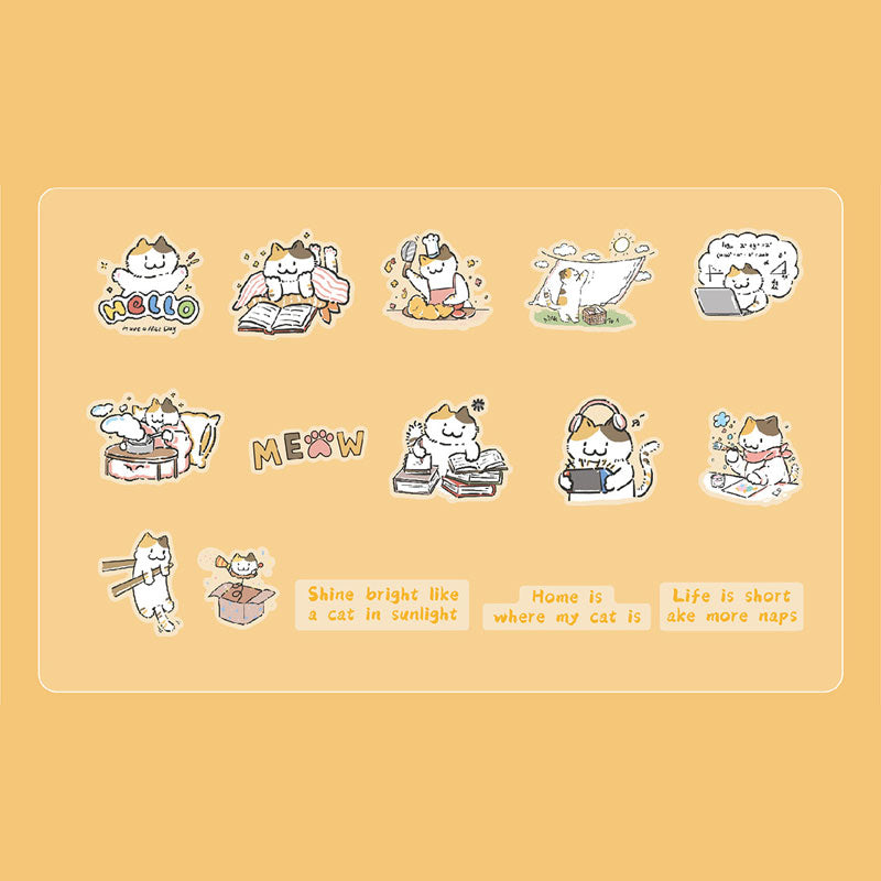 Plush Life PVC Stickers – Cute & Cozy! 30Pcs