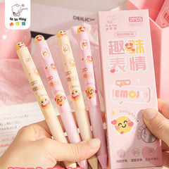 Whimsy Spin 360° Gel Pen Set - 0.5mm Black Ink, 2 Pieces