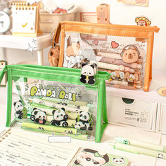 transparent cartoon pencil case
, Geometry Box