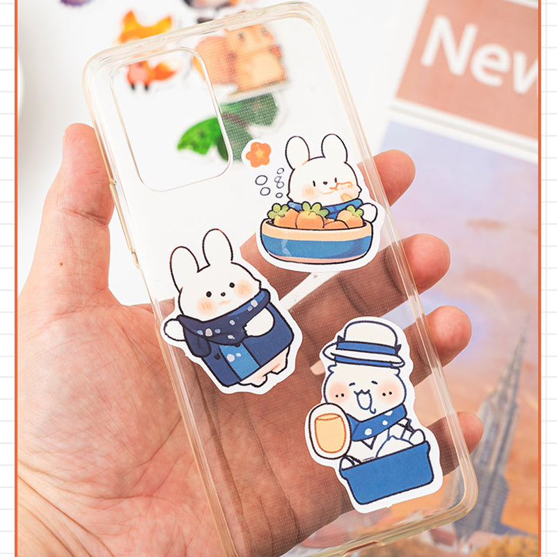 Waterproof Cute Animal Cartoon Stickers - 50PCS,Stickers