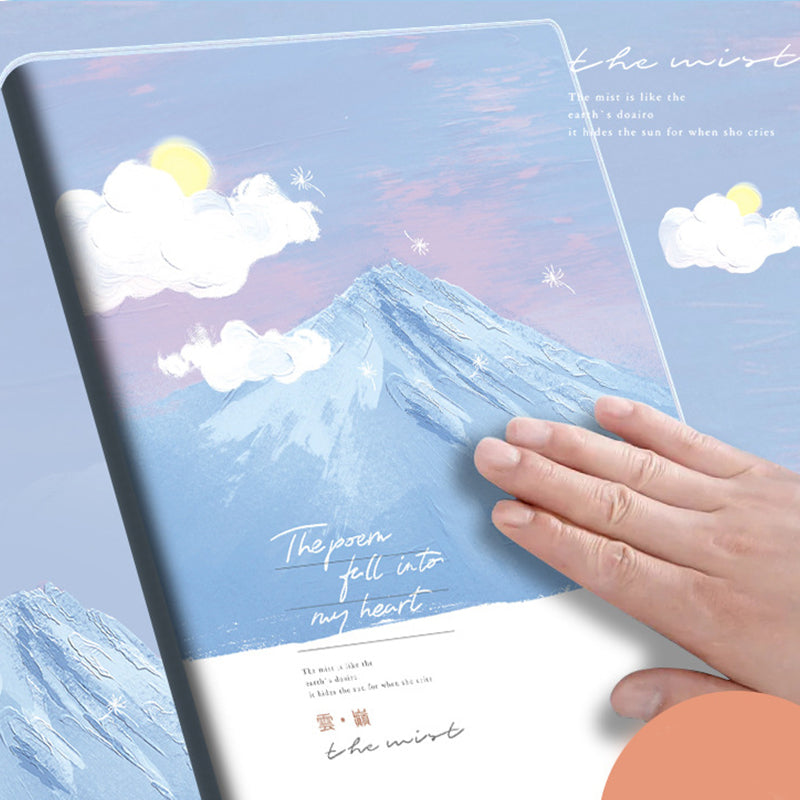Kawaii Antifreez Rubber Cover B5 Notebook, Kawai Notebooks