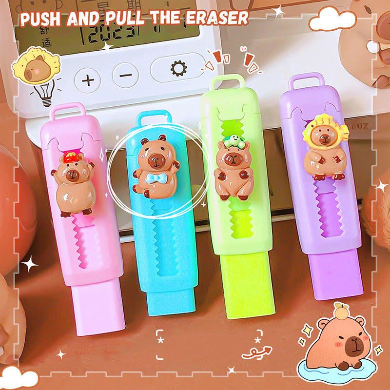 Capybara Retractable Eraser – KawaiiStories