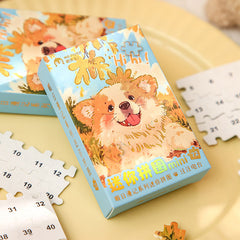 Leisure Day Series Cat Puppy Puzzle Gift Box