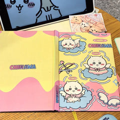 🌸 Japanese Jiikawa Angel Notebook – Cute A5 Hardcover Korean-Style Student Journal