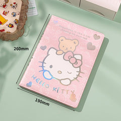 🌸 Sanrio Holographic B5 Notebook –  PU Softcover Student Journal
