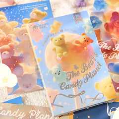 Gummy Bear Planet Series Cute Pet Decorative Cards 30 Pcs