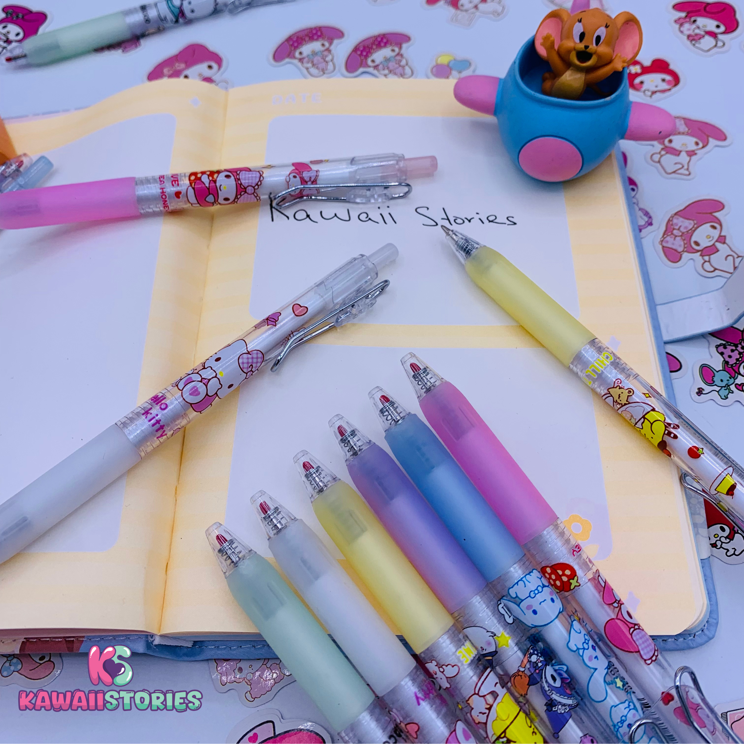 Hello Kitty Sanrio Family Metal Hook Pen