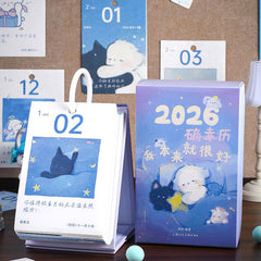 2026 Calendar Puppy Original Illustration