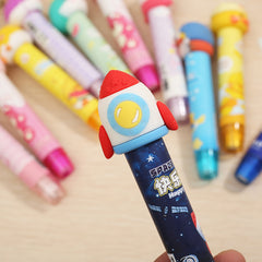 Cute Cartoon Animal Head Eraser