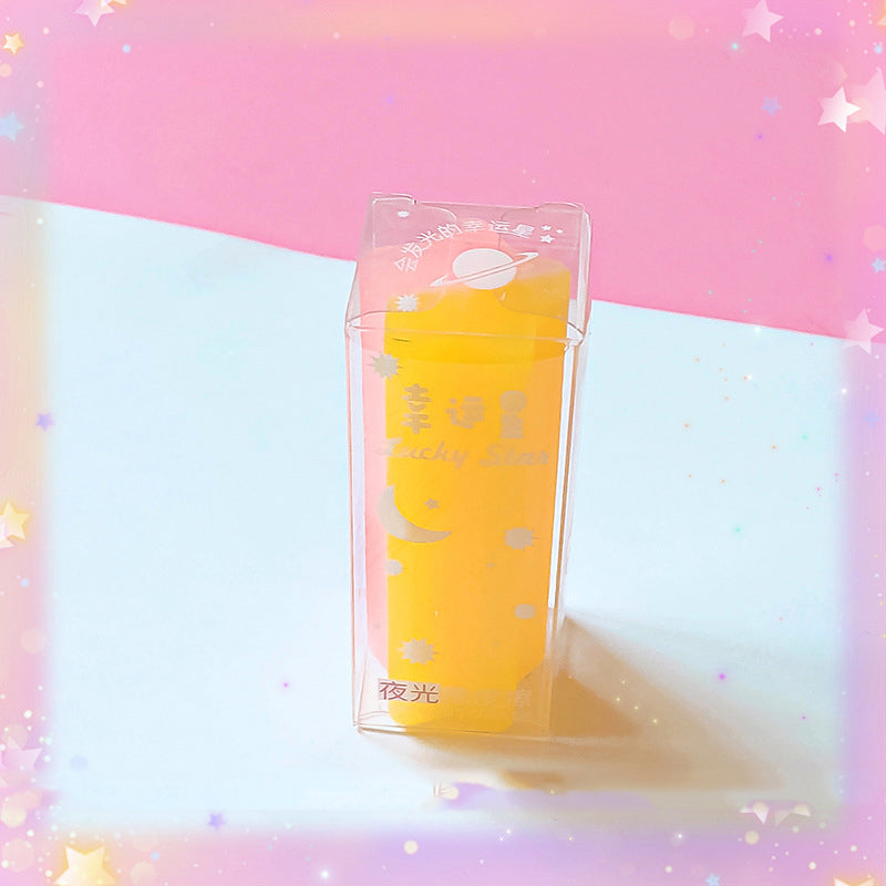 Lucky Star Luminous Eraser