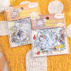 Plush Life PVC Stickers – Cute & Cozy! 30Pcs