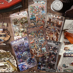 Ukiyo Collection Retro Theme Notebook & DIY Stickers