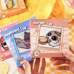 Kawaii Cat Cartoon Theme Illustrated Student Notebook