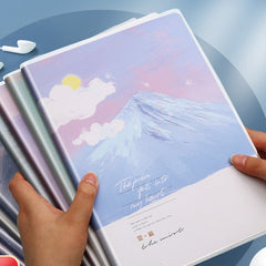 Kawaii Antifreez Rubber Cover B5 Notebook, Kawai Notebooks