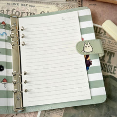 🐉 Spirited Away A5 Notebook – Cute PU Loose-Leaf Student & Office Journal