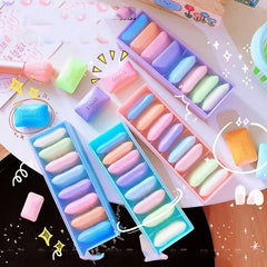 Qihao Rainbow Colors Erasers