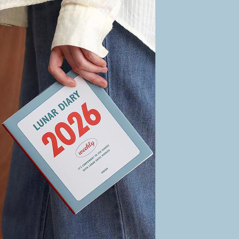 Korean 2026 Lunar Horse Year Weekly Planner – Minimalist INS Diary