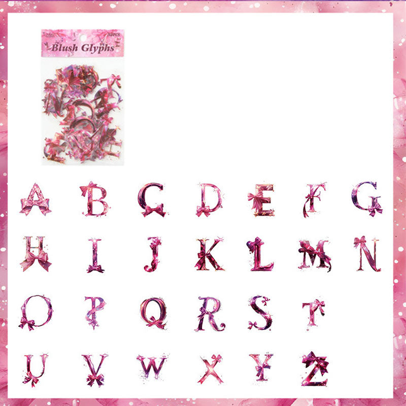 Prism Dictionary Retro Letter Stickers ✨