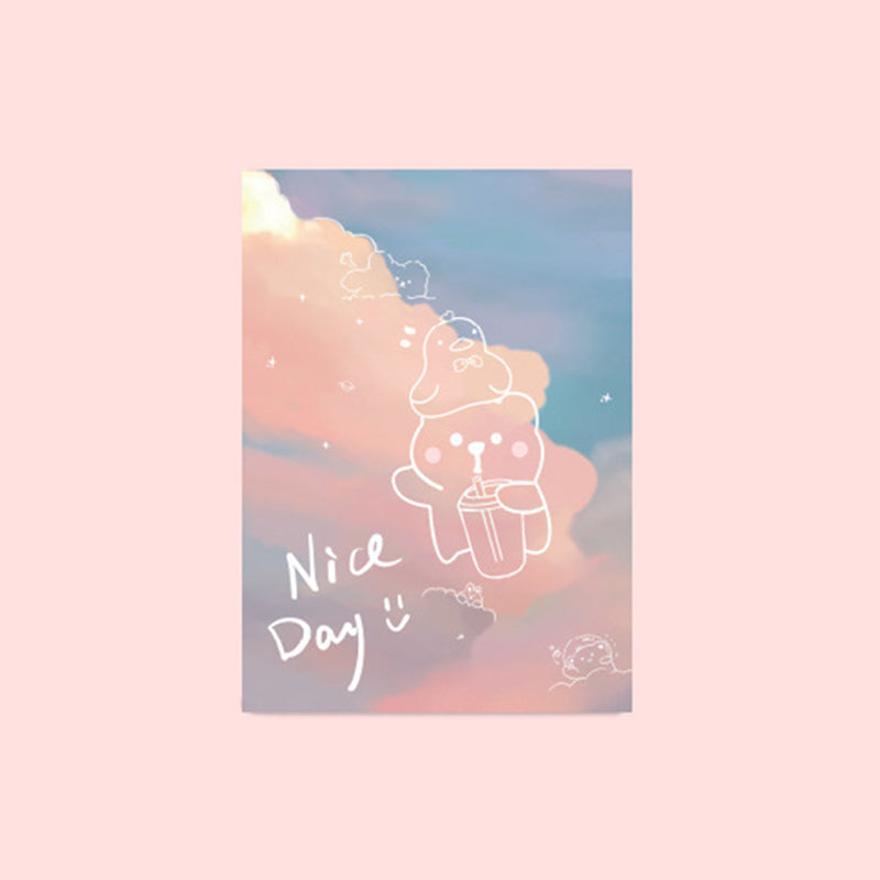 Kawaii B5 Red Thickened Rubber Cover Notebook, Kawai Notebooks