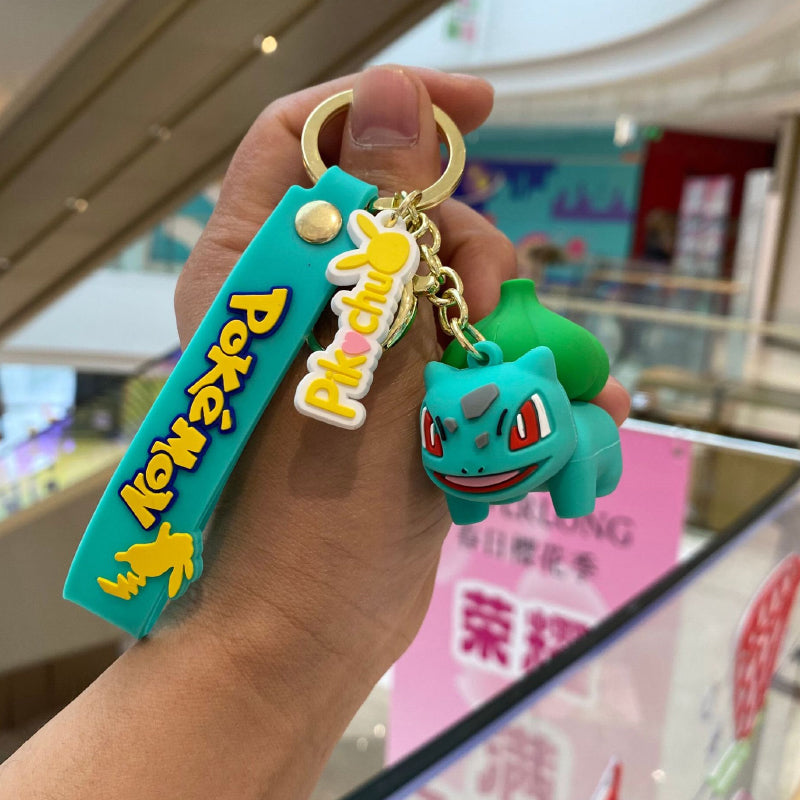 ⚡ Pokémon Anime Keychain – Cute PVC Character Pendant Collection