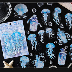 Ocean Stickers – Transparent PET Marine Life Designs