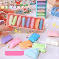 Qihao Rainbow Colors Erasers