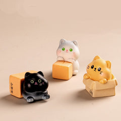 Kitten Series Resin Desktop & Car Decor Ornaments Pack of 5