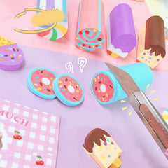Creative Prize Ice Cream Rubber Eraser