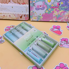 Fluorescent Ink Pastel Colors Mini Highlighter Set