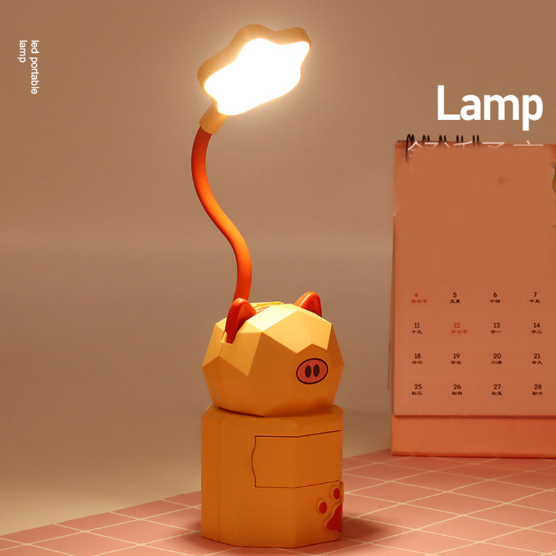 Kawaii Student Dormitory Cartoon Animal Lamp,Kawaii Lamps