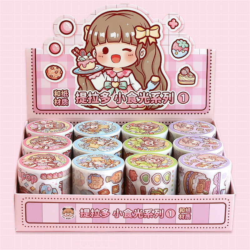 Tirado Cute Soft Duoduo Sauce Washi Tape - Soft Paper Hand Journal Tape, Washi Tapes