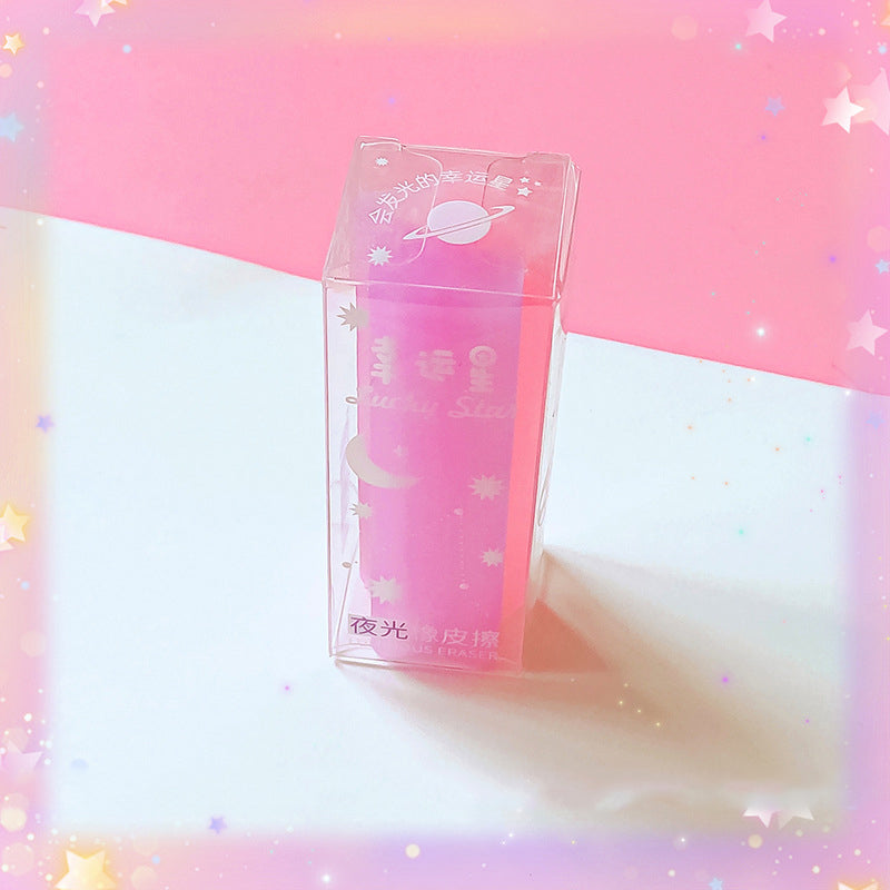 Lucky Star Luminous Eraser