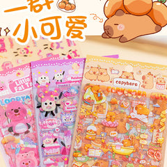 Kawaii Potato Stickers – Transparent PET Stickers for Journals
