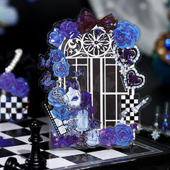 Floral Rose PET Decorative Light Sticker Pack