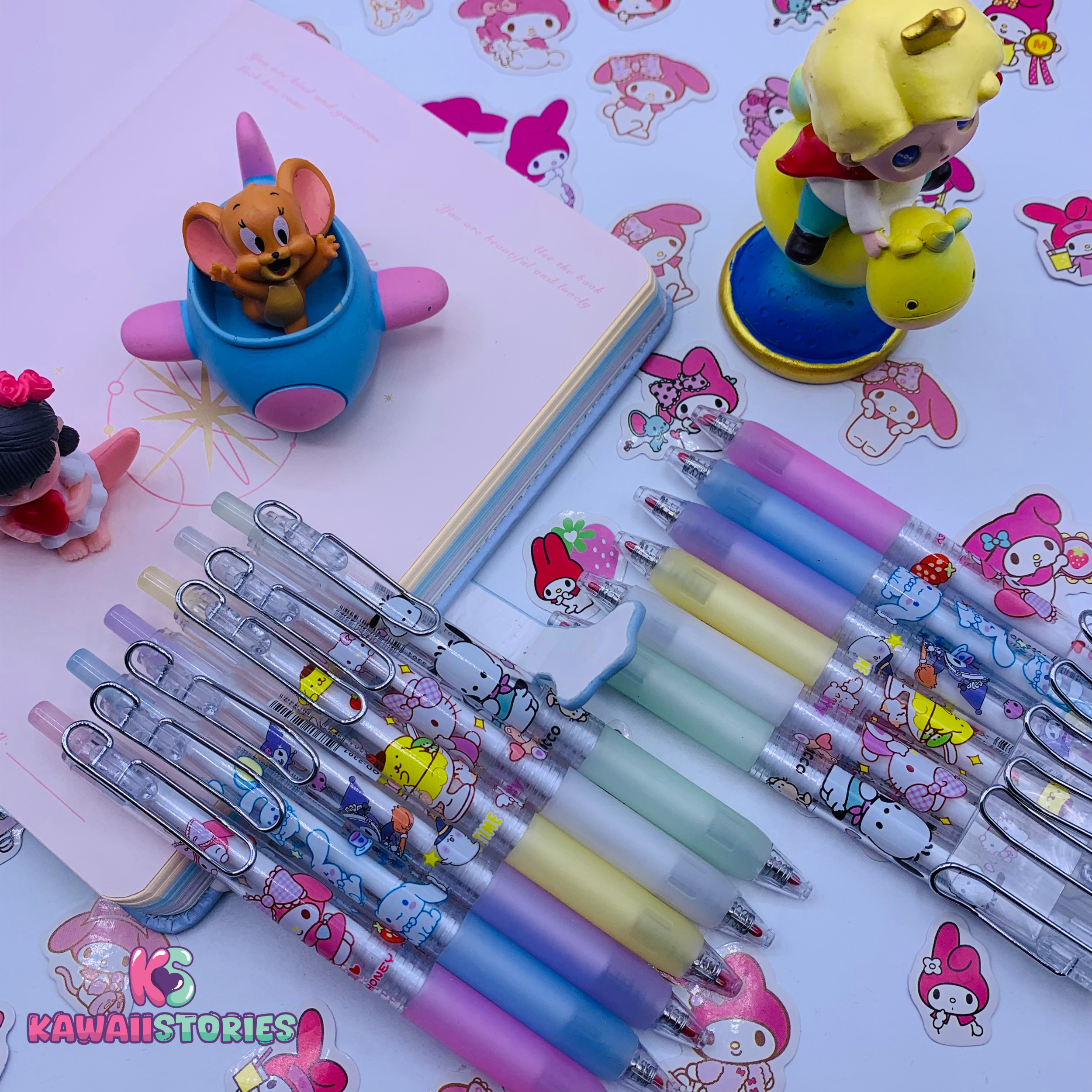 Hello Kitty Sanrio Family Metal Hook Pen