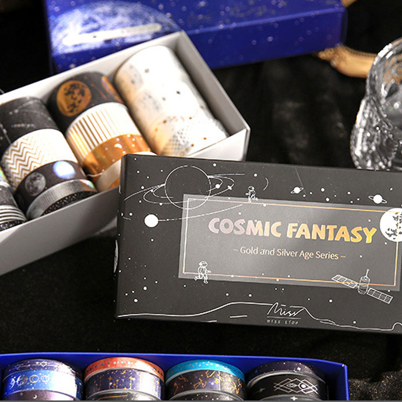 Cosmic Fantasy Retro Sky Washi Tape Set