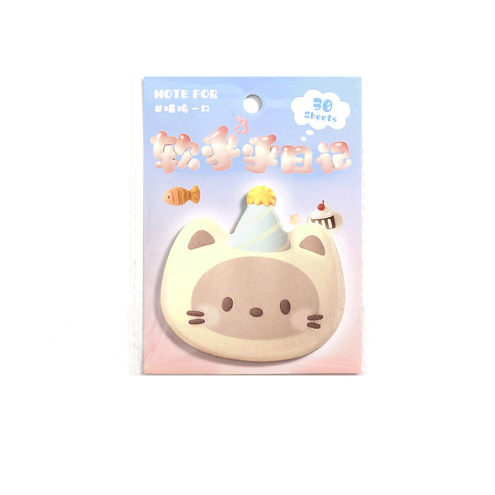Soft Diary Series Korean 3D Cute Illustration Sticky Notes