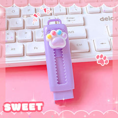 Paw Shaped Retractable Eraser
