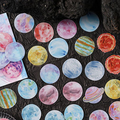 Star Secret Language Transparent PET Sticker Pack of 40Pcs 🌌