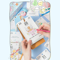 Xinmo 2026 Life Coloring Desk Calendar – 365 Days of Fun