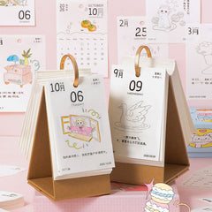 Xinmo 2026 Life Coloring Desk Calendar – 365 Days of Fun