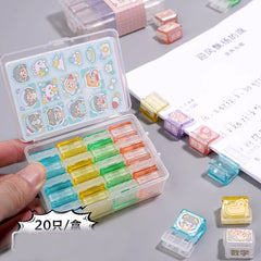 Kawaii Mochi Slide Puch Clip Bookmark, Bookmarks