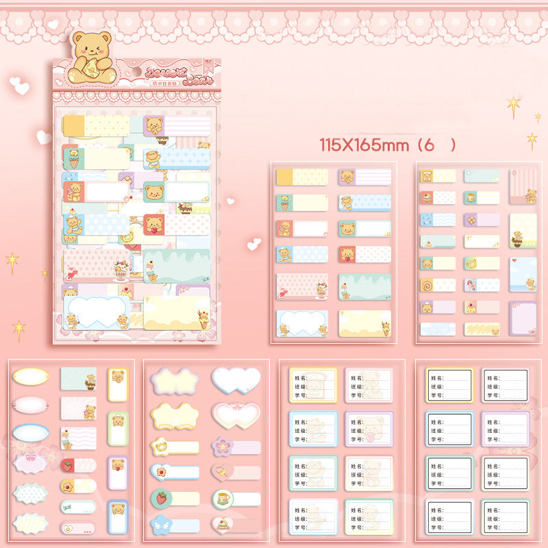 Waterproof Capybara Note Stickers, Stickers